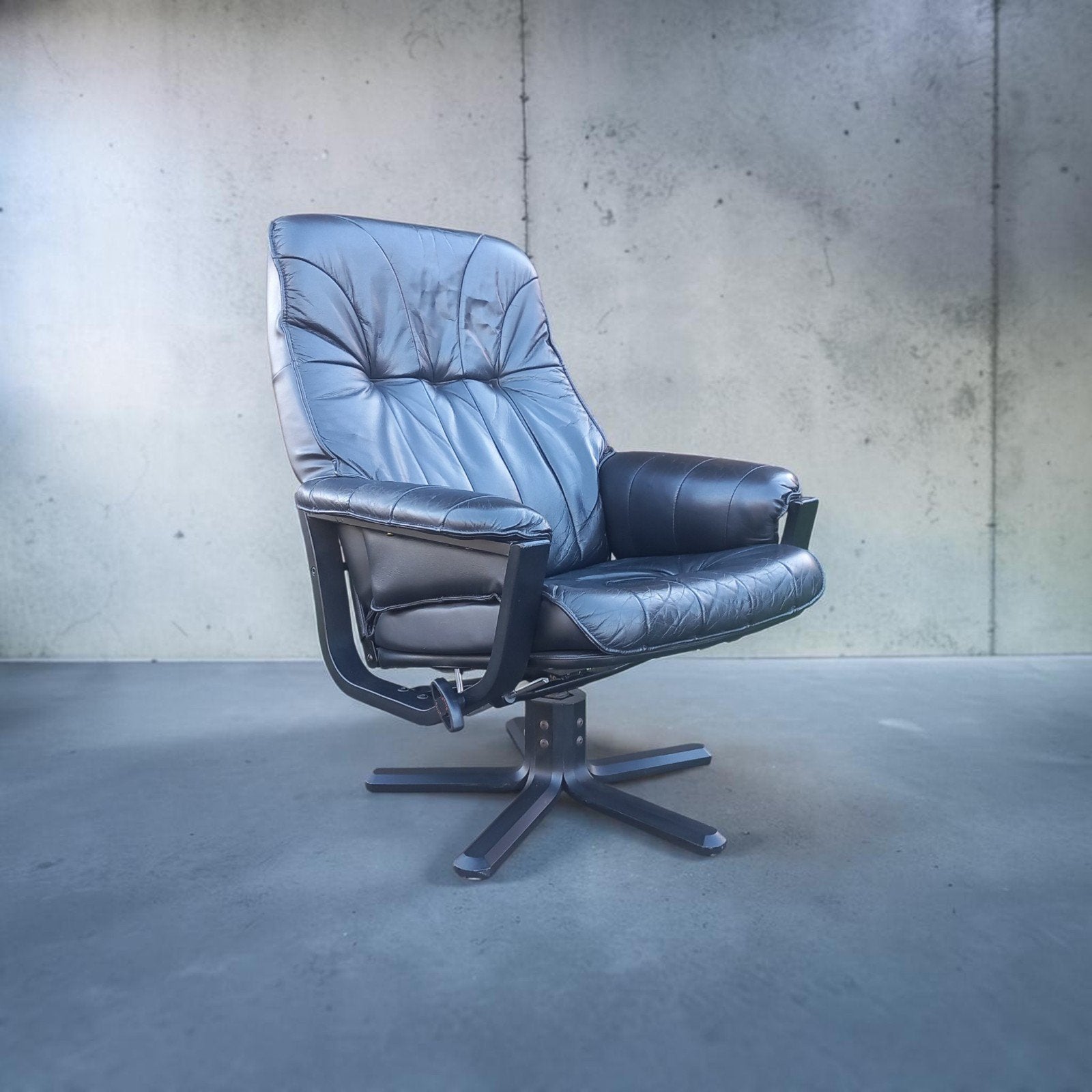 vintage lederen relaxfauteuil, Enlèvement