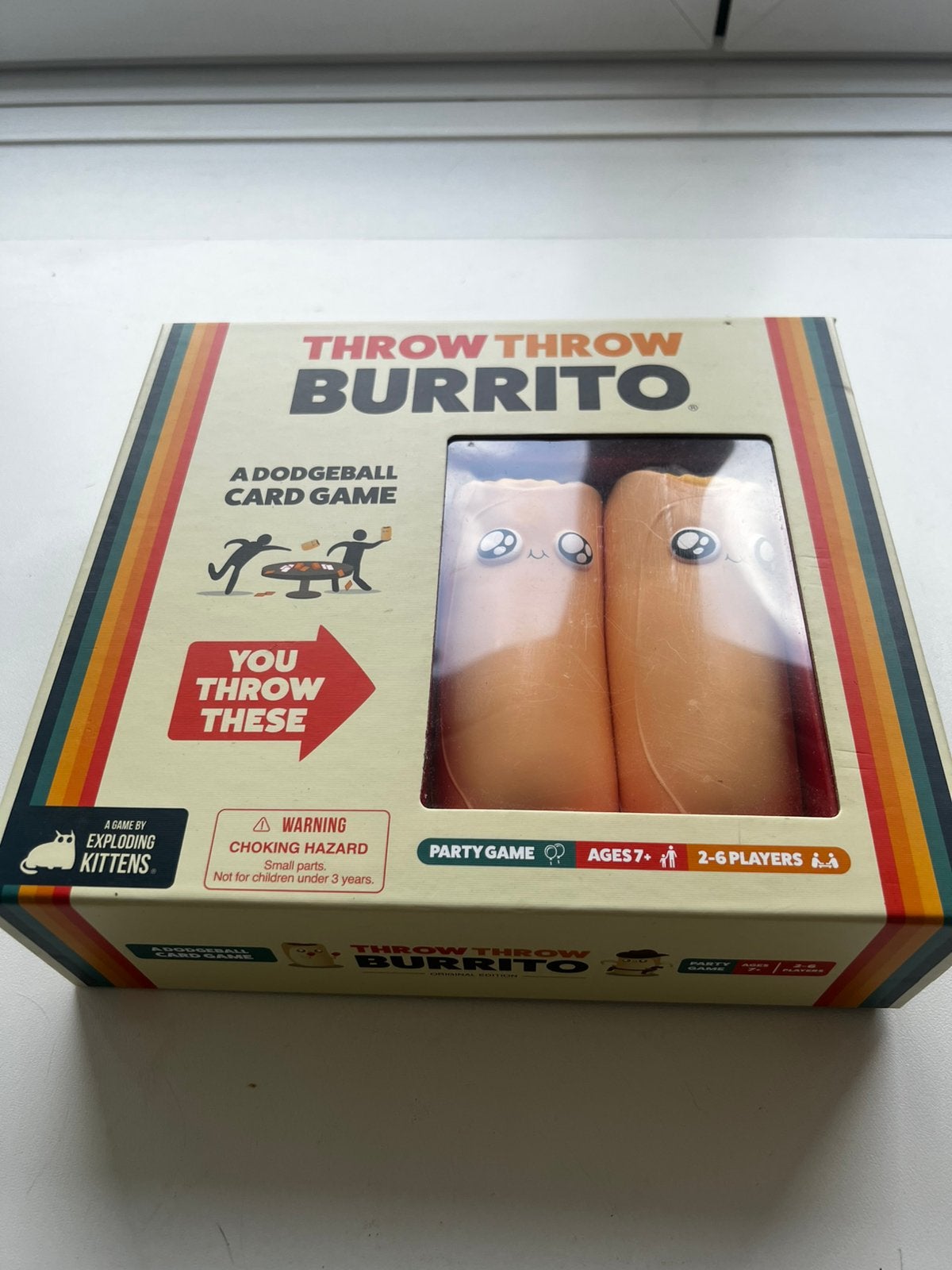 Throw throw burrito, Hobby en Vrije tijd, Gezelschapsspellen | Overige, Ophalen, Zo goed als nieuw