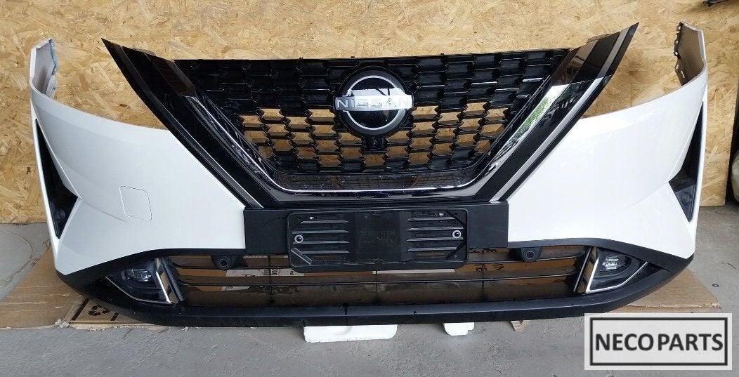 BUMPER NISSAN QASHQAI J12 VOORBUMPER QAB ALLES LEVERBAAR !!!, Arrière, -, Haillon arrière, Utilisé