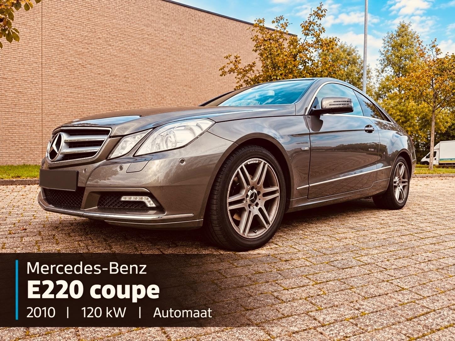 Mercedes E220 Coupé 2010/259000 km, Autos, Cuir, Euro 5, Achat, Beige