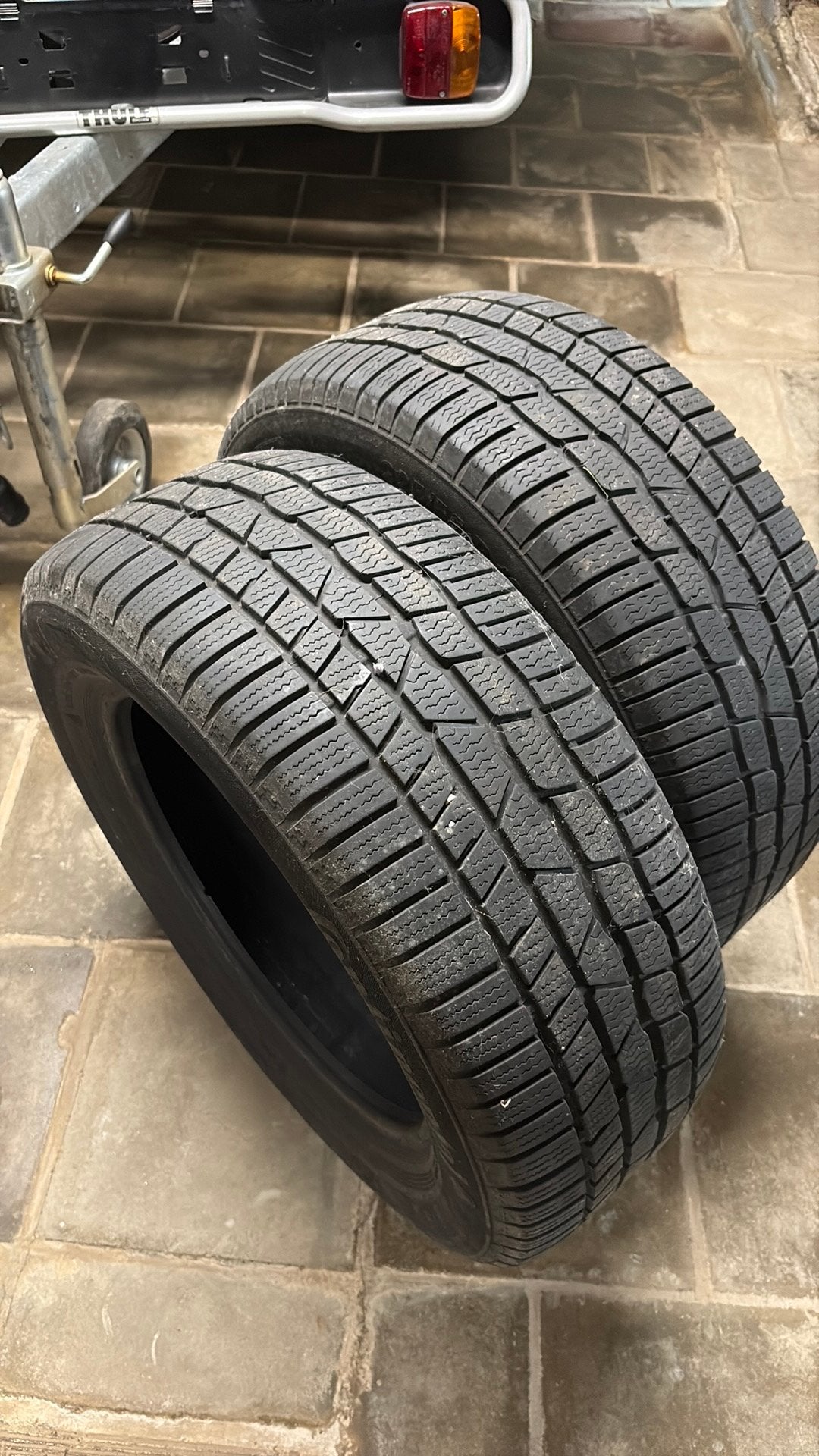 Set winterbanden Continental 225/55 R16, Ophalen, Winterbanden