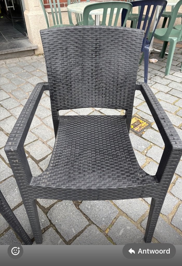 Terrasstoelen, Jardin & Terrasse, Chaises de jardin, Enlèvement, Comme neuf, Synthétique