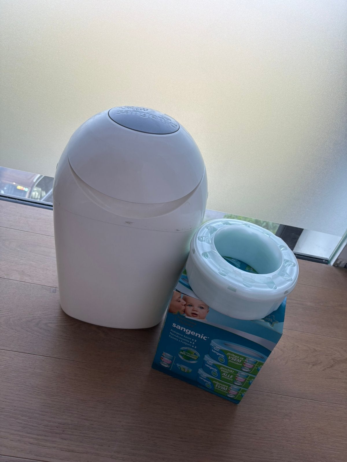 Luieremmer Sangenic, Kinderen en Baby's, Badjes en Verzorging, Ophalen of Verzenden, Zo goed als nieuw, Luieremmer, Sangenic