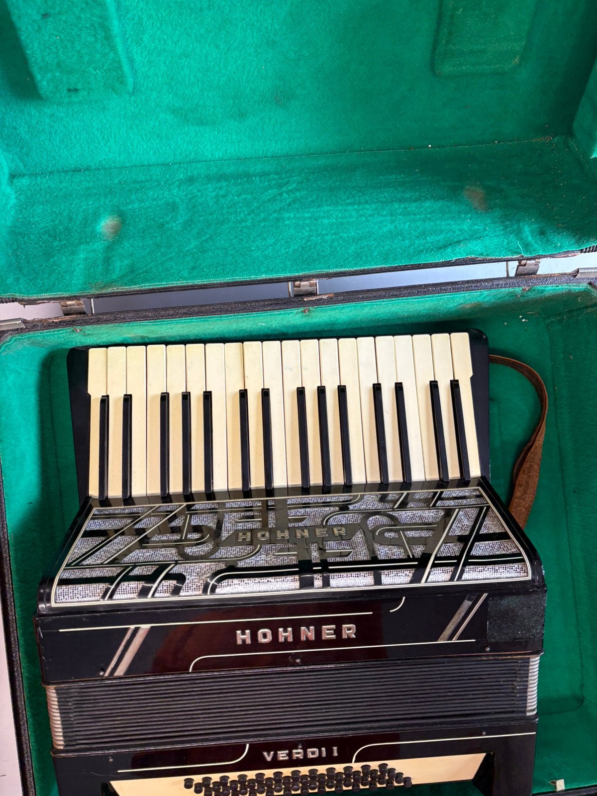Accordéon vintage type Hohner Verdi, Enlèvement, Comme neuf, Hohner