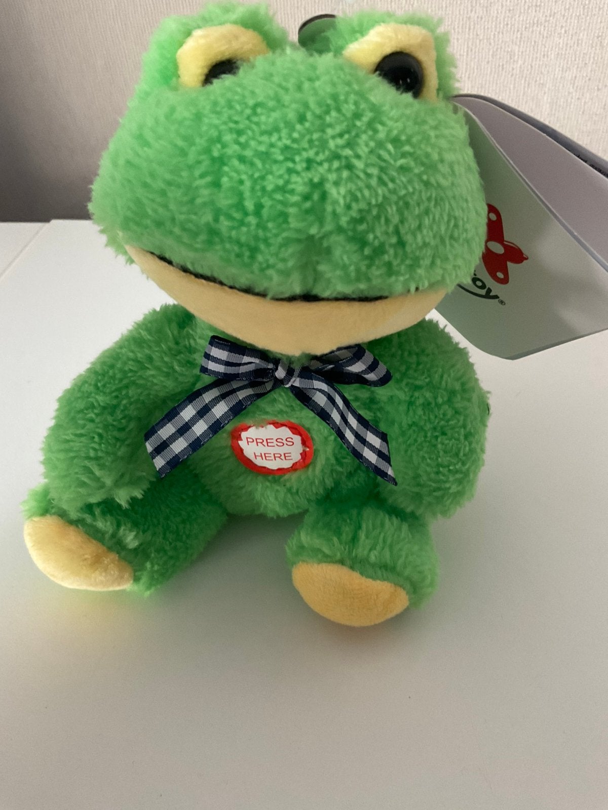 Grenouille verte, Nicotoy, Enfants & Bébés, Jouets | Peluches, Neuf, Overige karakters, Autres marques, Enlèvement