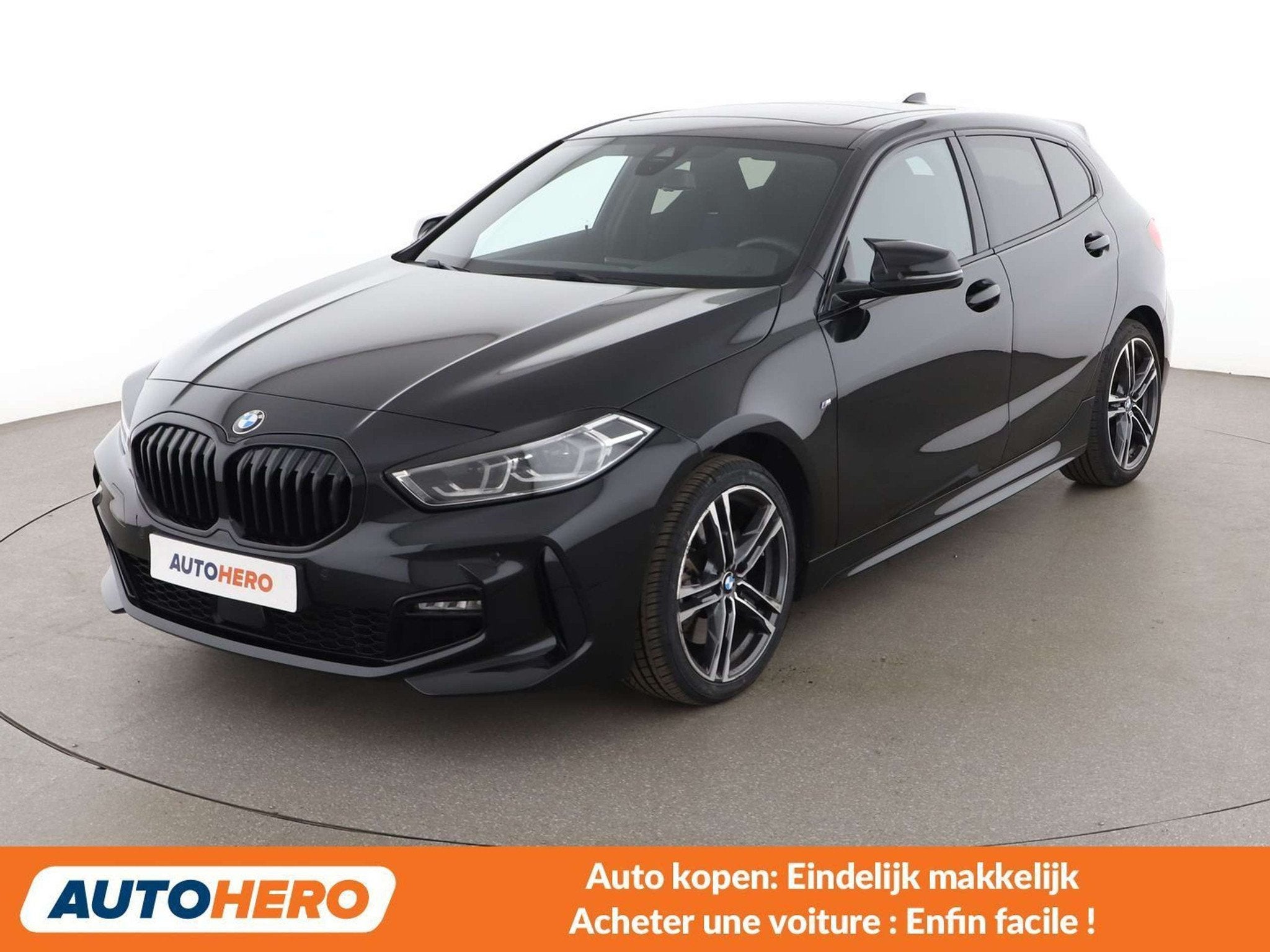 BMW 1 Serie 120 120i M Sport (année de construction 2024), Autos, Noir, 5 portes, Automatique, 1998 cm³