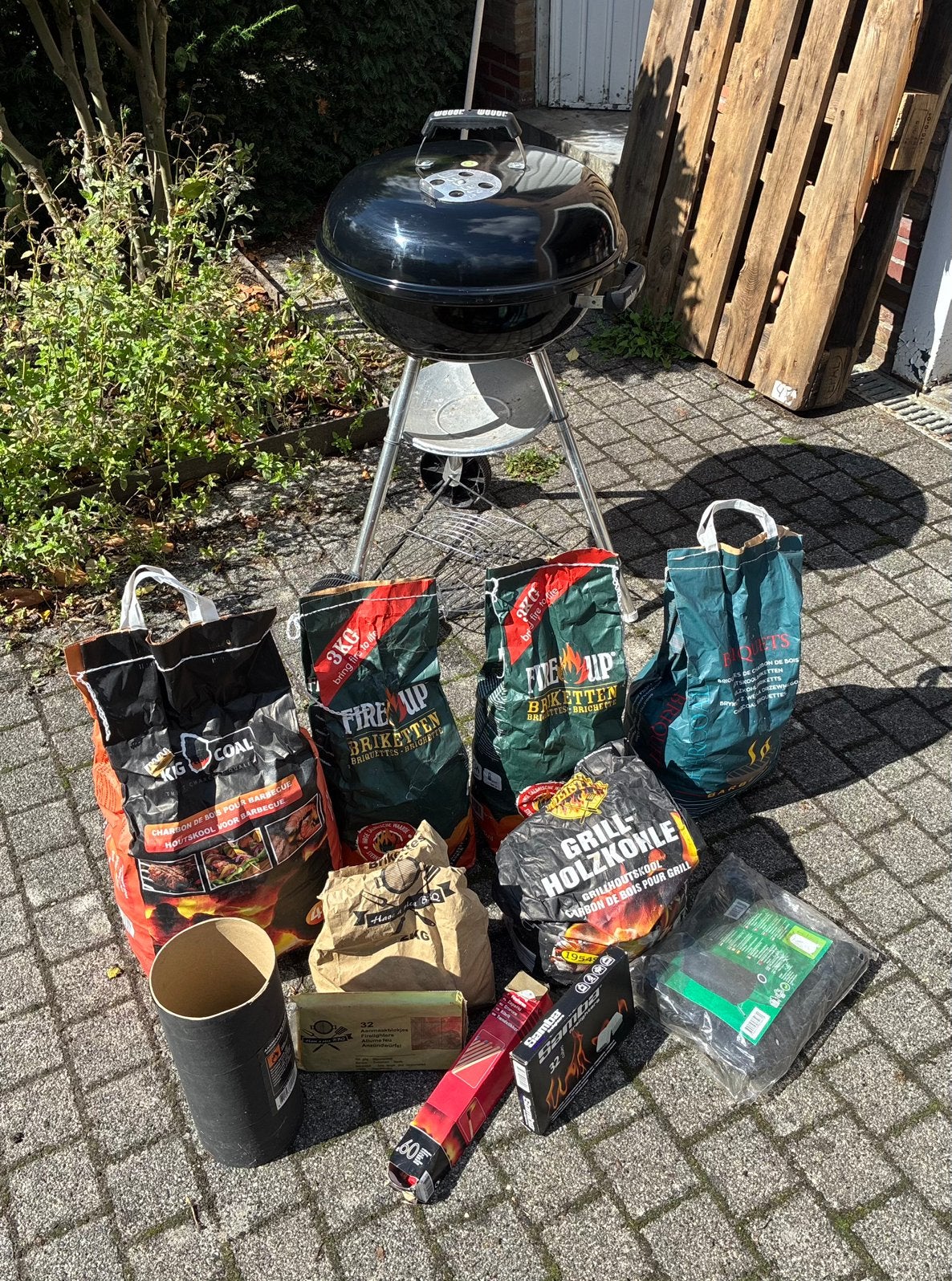Barbecue Weber avec briquettes, Jardin & Terrasse, Enlèvement, Comme neuf