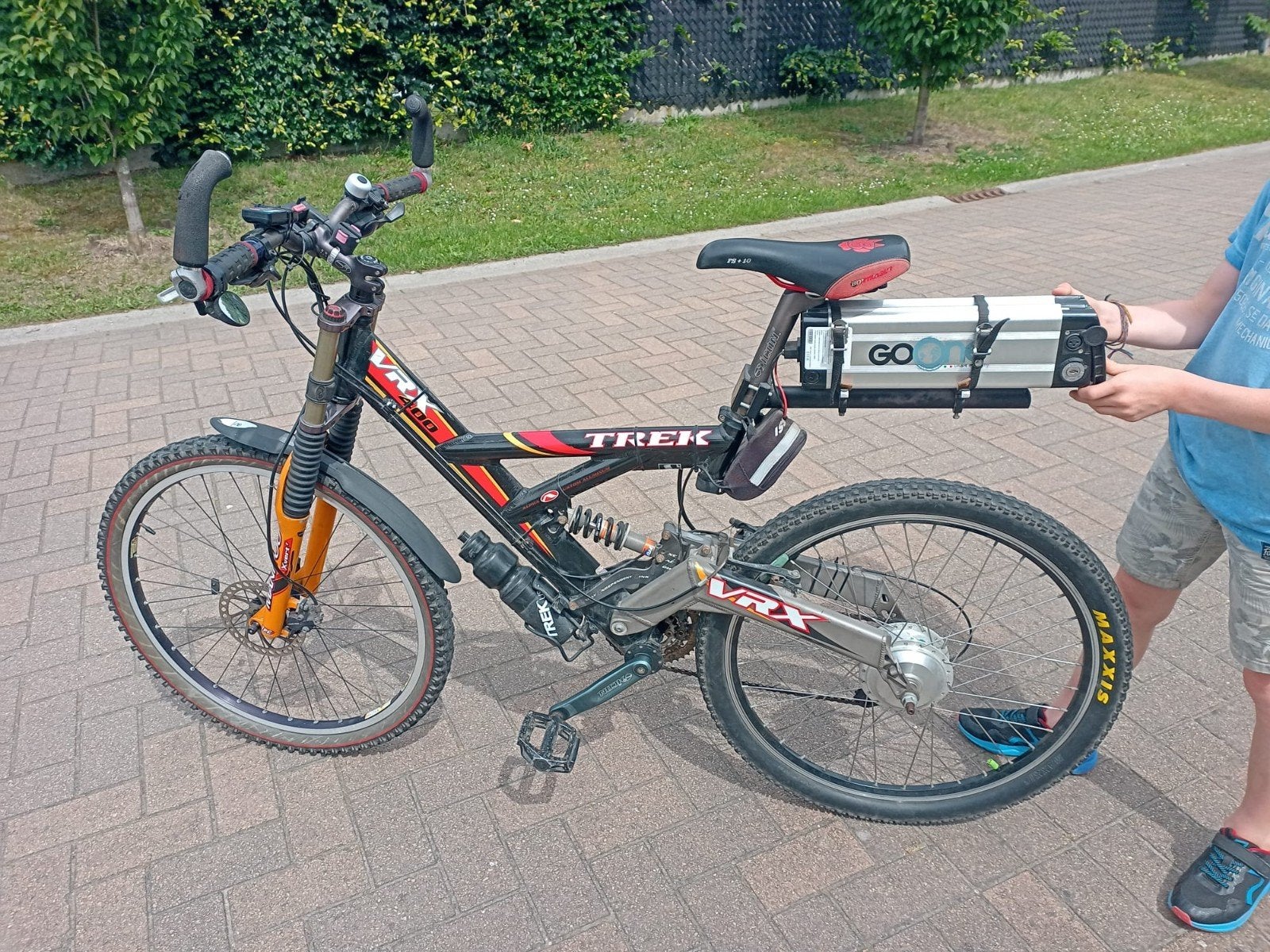 Rijklare E-Mountebike TREK VRX-400 ., Enlèvement