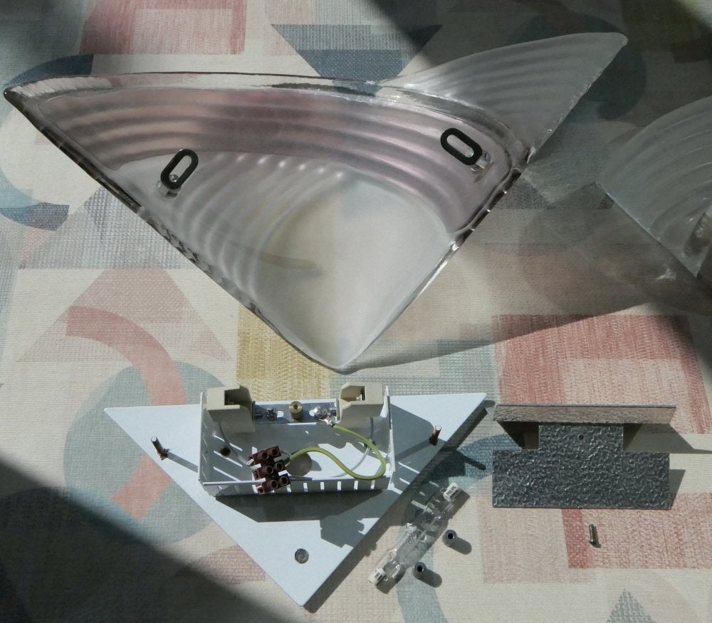 ITRE wandlampen in Murano-glas, Ophalen, Glas, LED