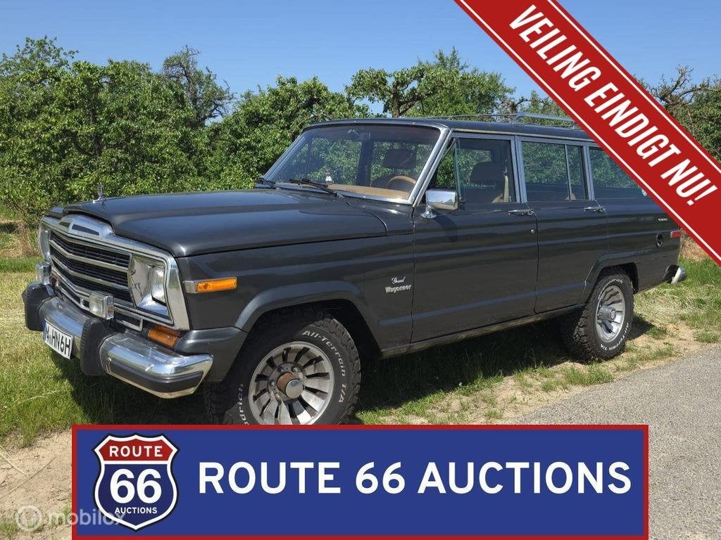 Jeep Grand Wagoneer | 1986 | Route 66 Auctions, Autos, Jeep, Achat, Entreprise, Boîte manuelle