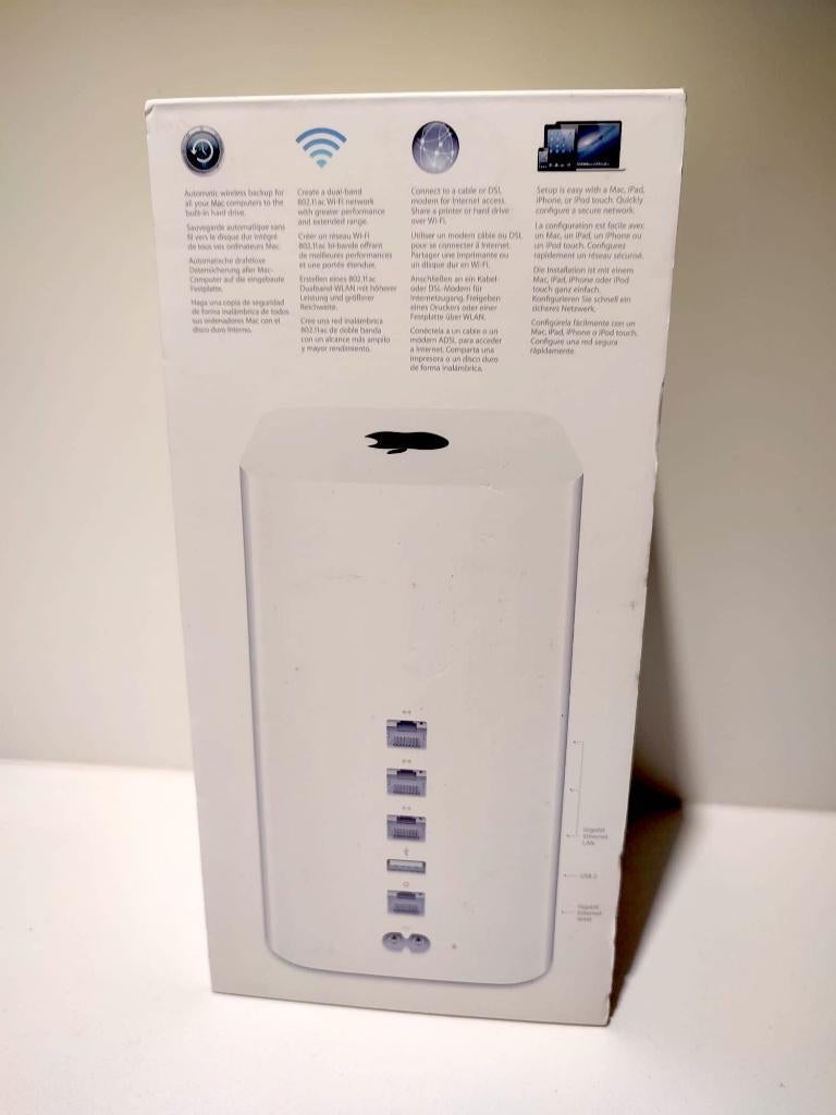 Apple AirPort Time Capsule 2 TB wifi disk (5th gen), Computers en Software, Ophalen, Gebruikt