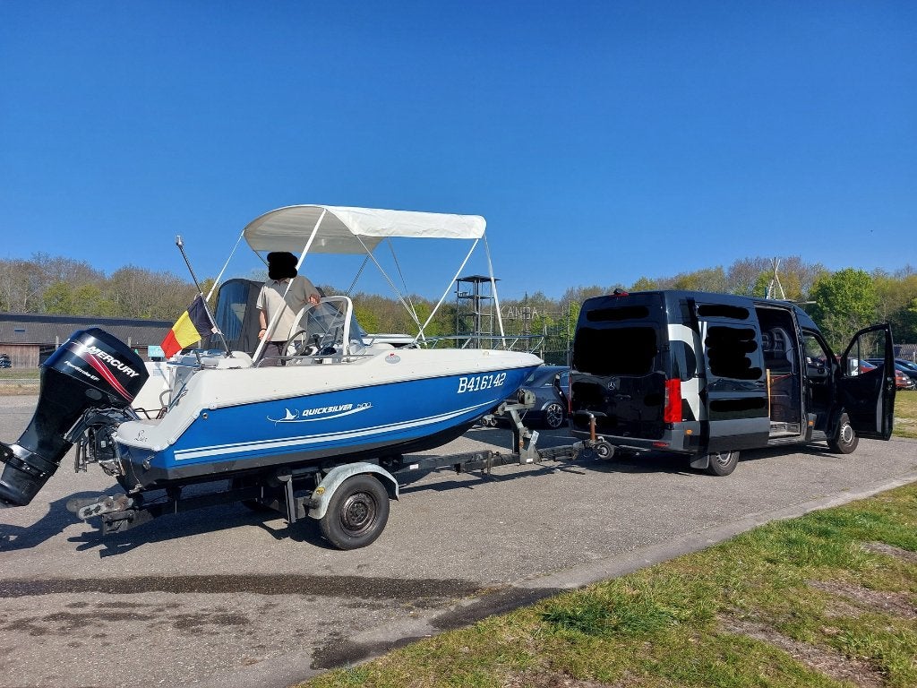 2005 Quicksilver commander 500 met Mercury 60pk ELPT, Ophalen, 60 pk, Gebruikt, Elektrische start