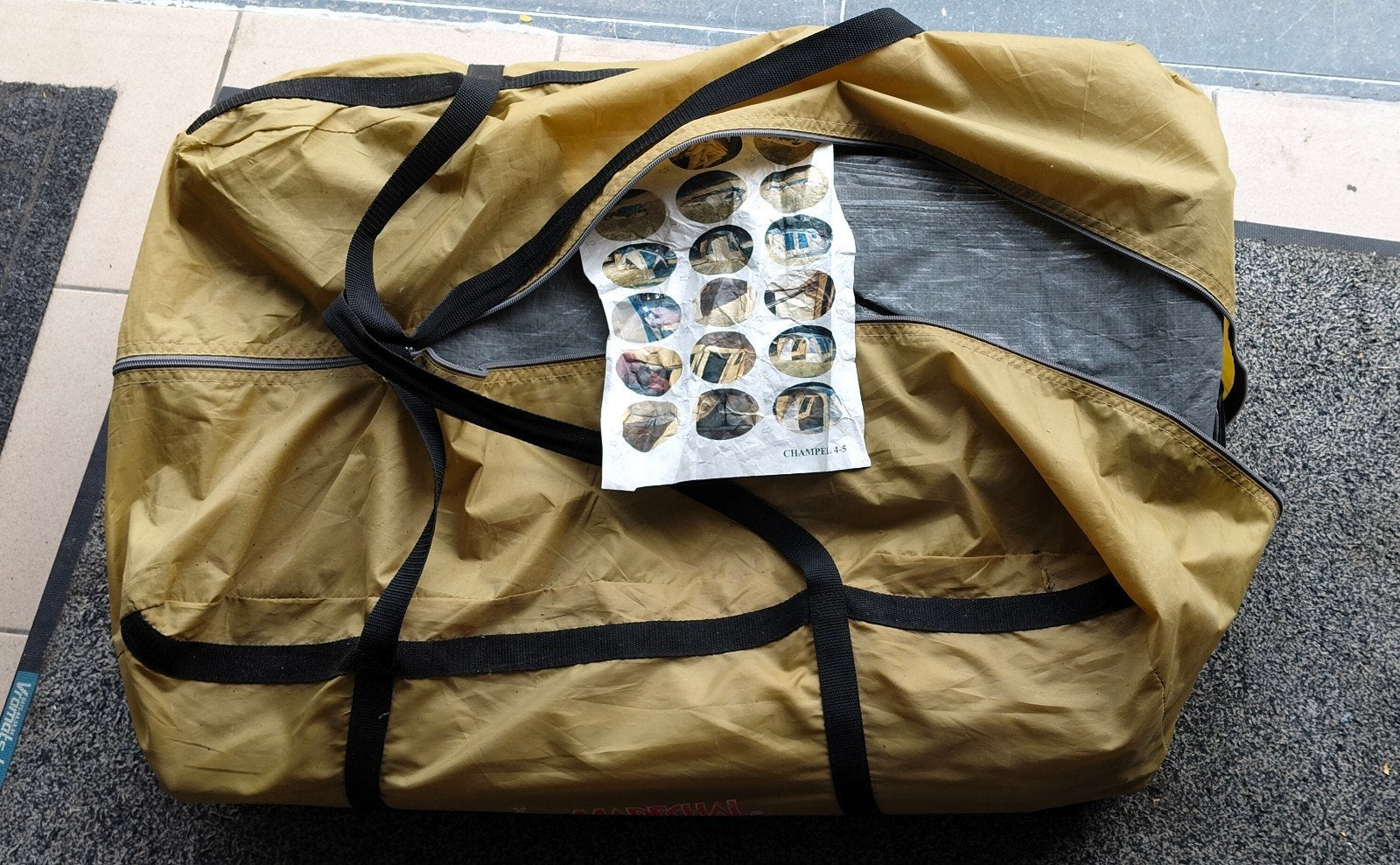 4-5 personen tent declathon, Ophalen