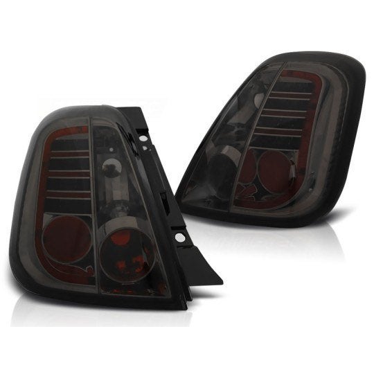 FEUX ARRIÈRE LED SMOKE POUR FIAT 500 2007-2015 NEUF, Enlèvement, Neuf, Fiat