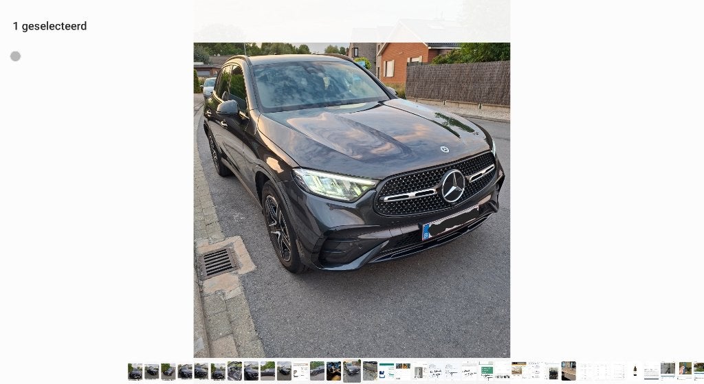 Mercedes GLC 200 AMG LINE bwj 2024 intrekbare trekhaak, Autos, Cuir, Achat, Phares entièrement LED, Euro 6