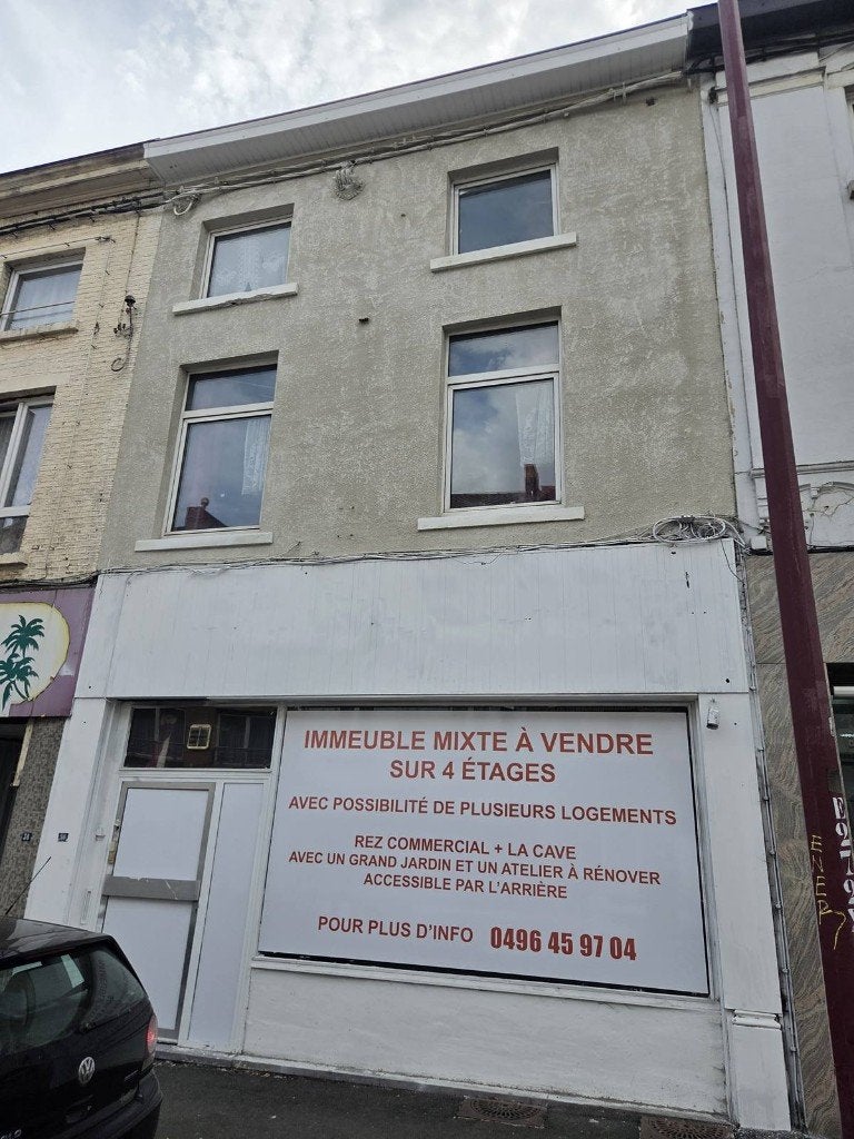 Immeuble mixte sur 4étage fort potentiel 300m² au sol Gilly, Immo, 200 à 500 m², 300 m², Charleroi, Autres types