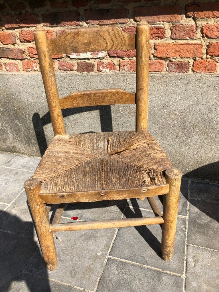 chaise en osier - décoration - chaise bébé, Antiquités & Art, Enlèvement