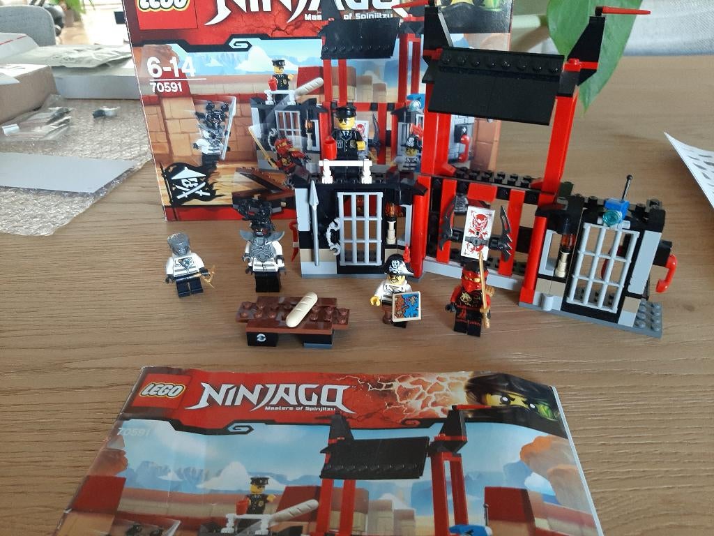 Lego Ninjago set 70591 Kryptarium Prison Breakout, Lego, Ophalen of Verzenden, Zo goed als nieuw, Compleet