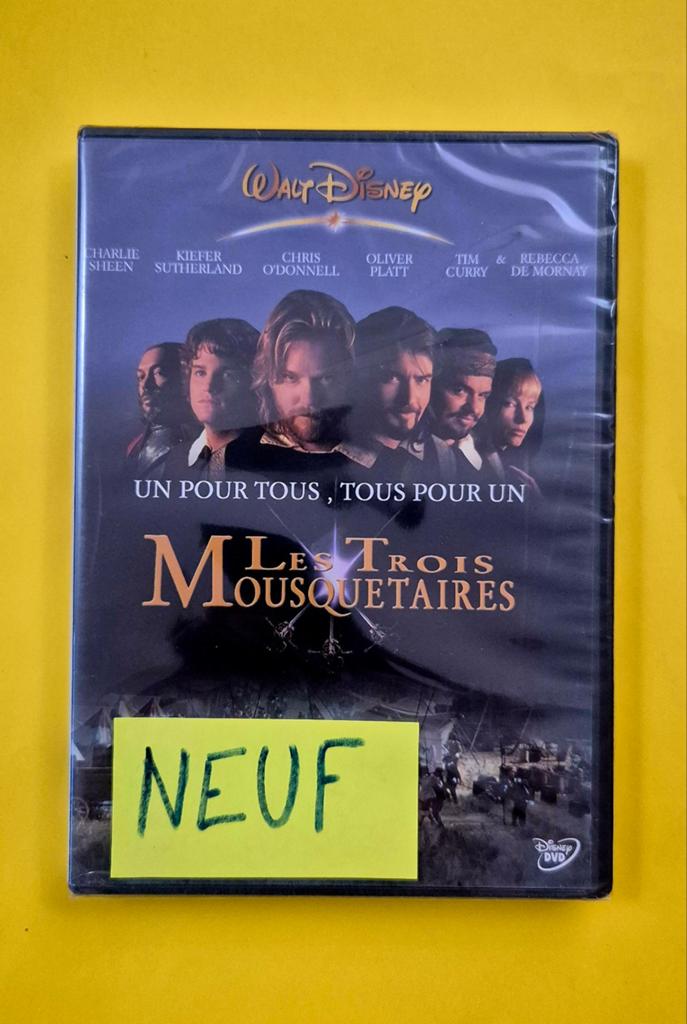 DVD 📀 Les trois mousquetaires - Charlie Sheen 1993 V3, Tous les âges, Enlèvement ou Envoi, Neuf, dans son emballage