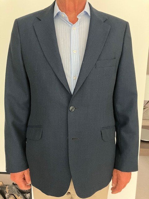 Gilet Roberto Torretti - bleu marine - taille 58, Taille 56/58 (XL), Roberto Torretta, Enlèvement, Porté