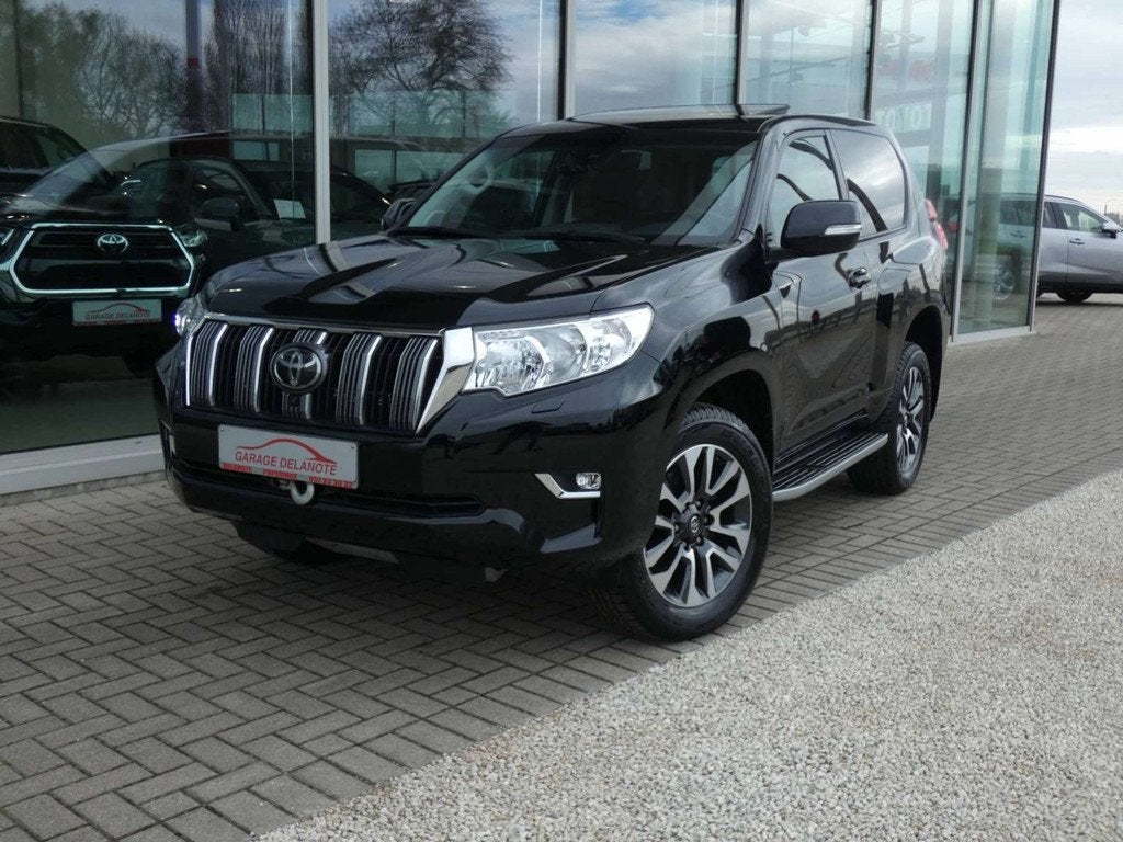 Toyota Land Cruiser Automaat *47893+btw* STYLE +WINCH +LEDER, Gebruikt, Euro 6, 4 cilinders, Zwart