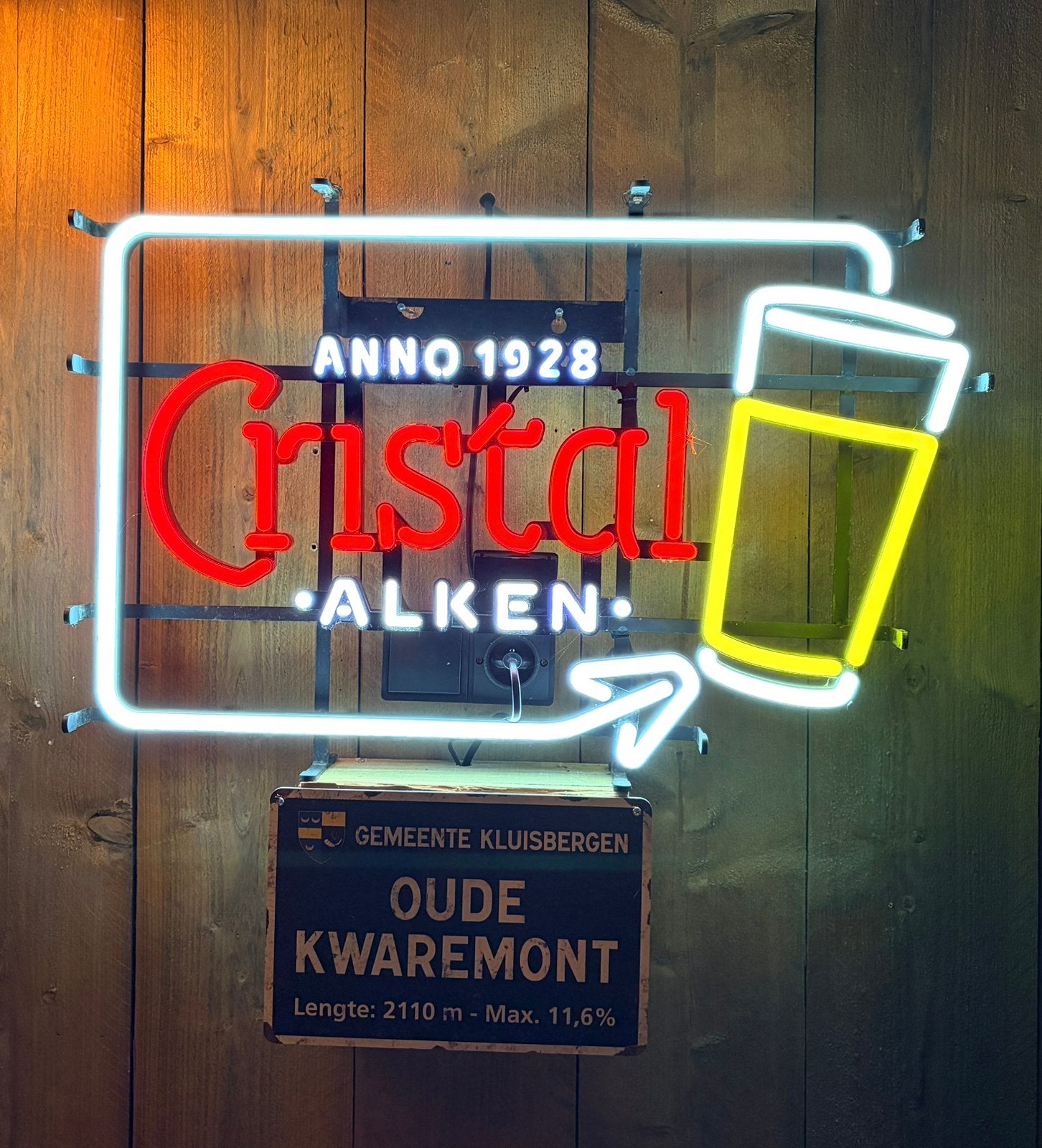 Led Cristal Alken, Verzamelen, Ophalen of Verzenden, Gebruikt, Lichtbak of (neon) lamp
