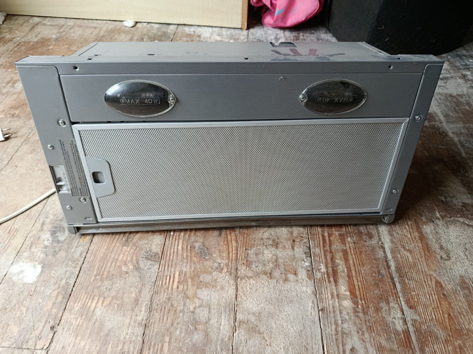 Hotte Beko grise 60 cm, Electroménager, Neuf, Moteur, Hotte murale, Moins de 200 m³/h