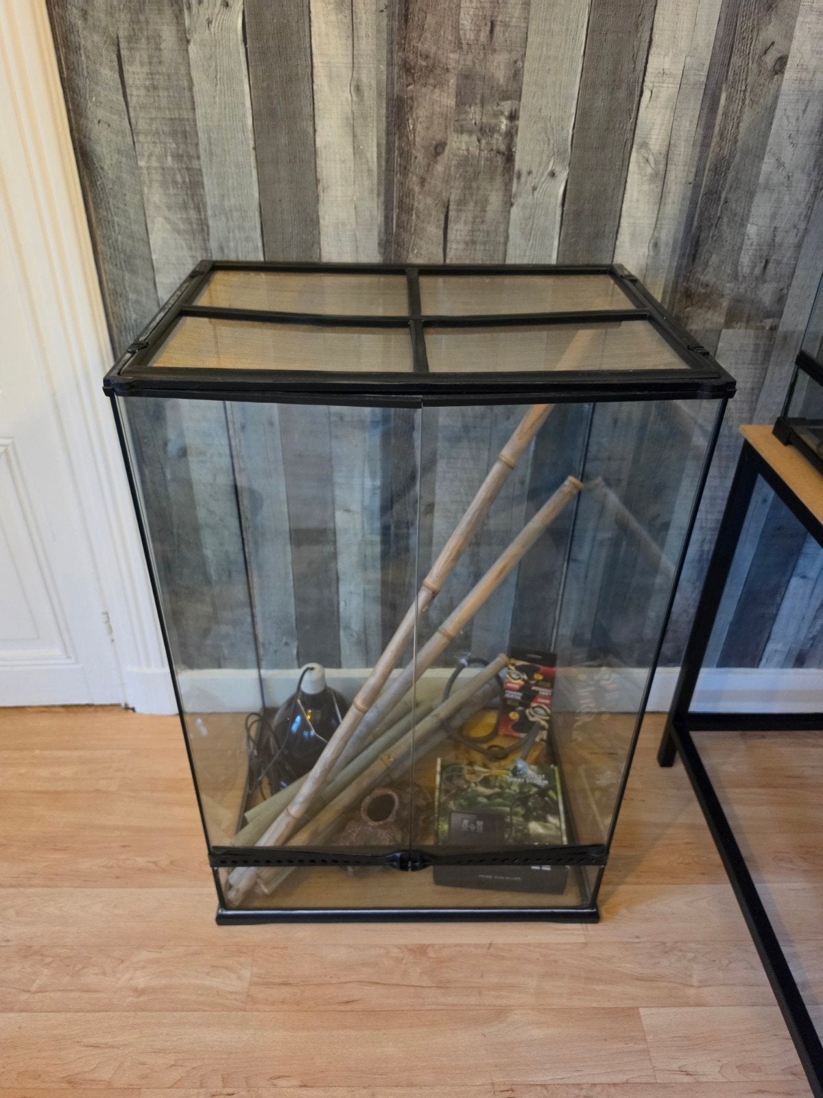 Exoterra 60x45x90 + matériel et accessoires, Animaux & Accessoires, Enlèvement, Utilisé, Terrarium ou Paludarium