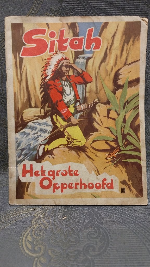 Strip Sitah Het grote opperhoofd., Boeken, Ophalen of Verzenden, Gelezen