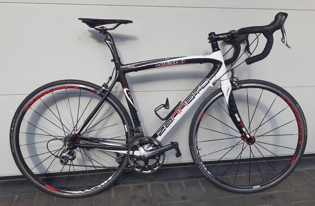 Racefiets Zannata Carbon Maat 55 Shimano Ultegra, Ophalen, 28 inch, Gebruikt, Carbon