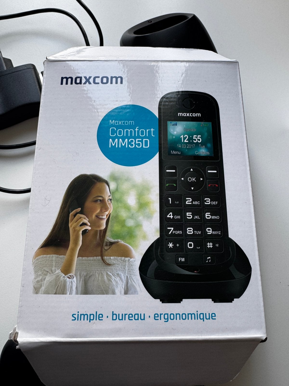 Senioren mobiele telefoon met simkaart Maxcom, Ophalen of Verzenden, Zo goed als nieuw