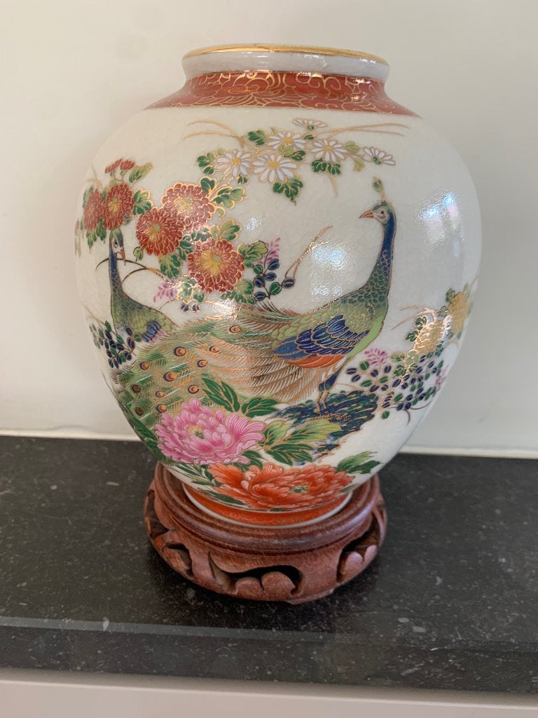 Vase japonais, Maison & Meubles, Accessoires pour la Maison | Vases, Enlèvement, Comme neuf, Autres couleurs