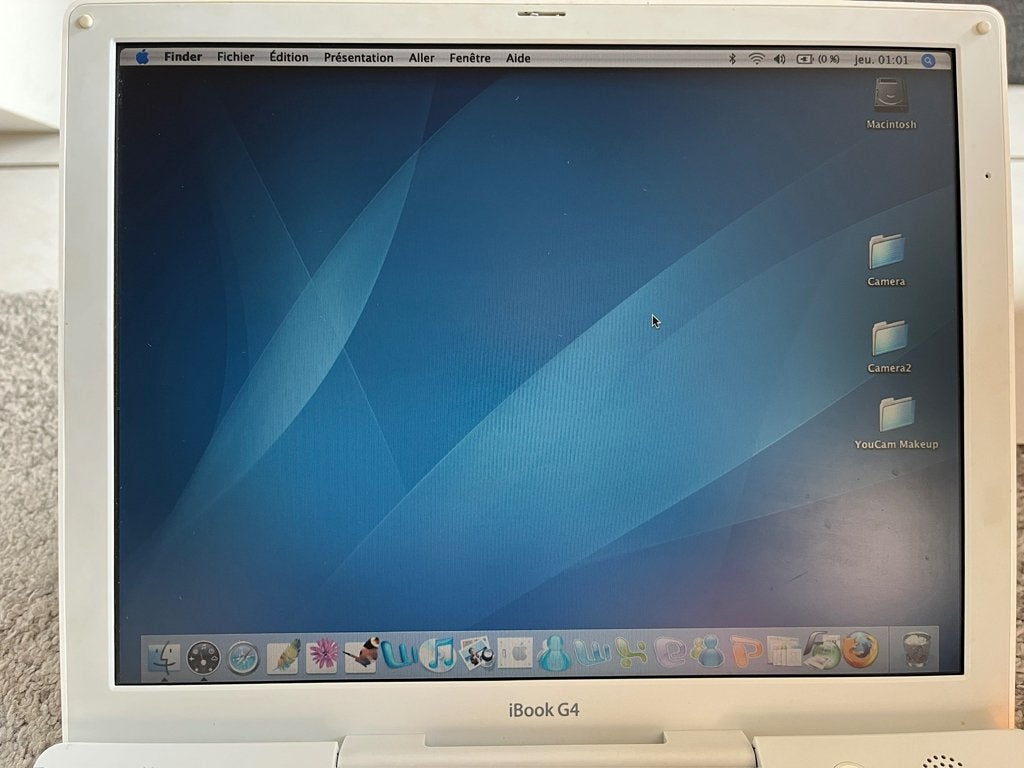 iBook G4, Autres modèles, Enlèvement, Utilisé, Azerty