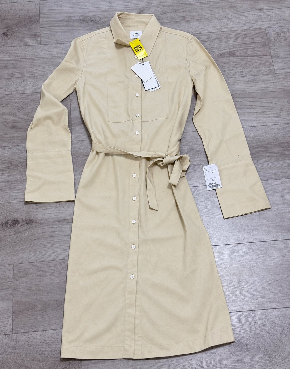 Veste d'été LACOSTE pour femme xs beige marron crème NOUVEAU, Enlèvement ou Envoi, Neuf, Taille 34 (XS) ou plus petite, Beige