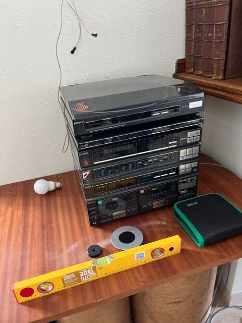 Système stéréo Sony vintage avec haut-parleurs, TV, Hi-fi & Vidéo, Chaîne Hi-fi, Enlèvement, Sony