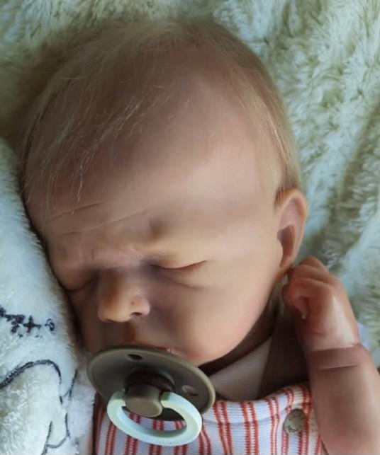 Reborn baby Noel, Verzamelen, Ophalen of Verzenden, Nieuw, Pop