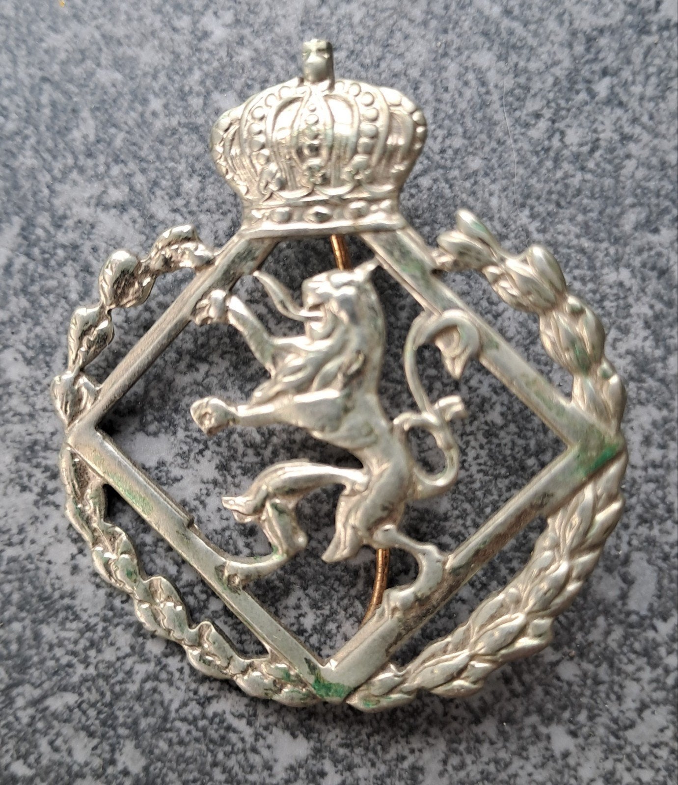 Insigne Béret Ecole Royale Militaire Belge, Collections, Enlèvement ou Envoi