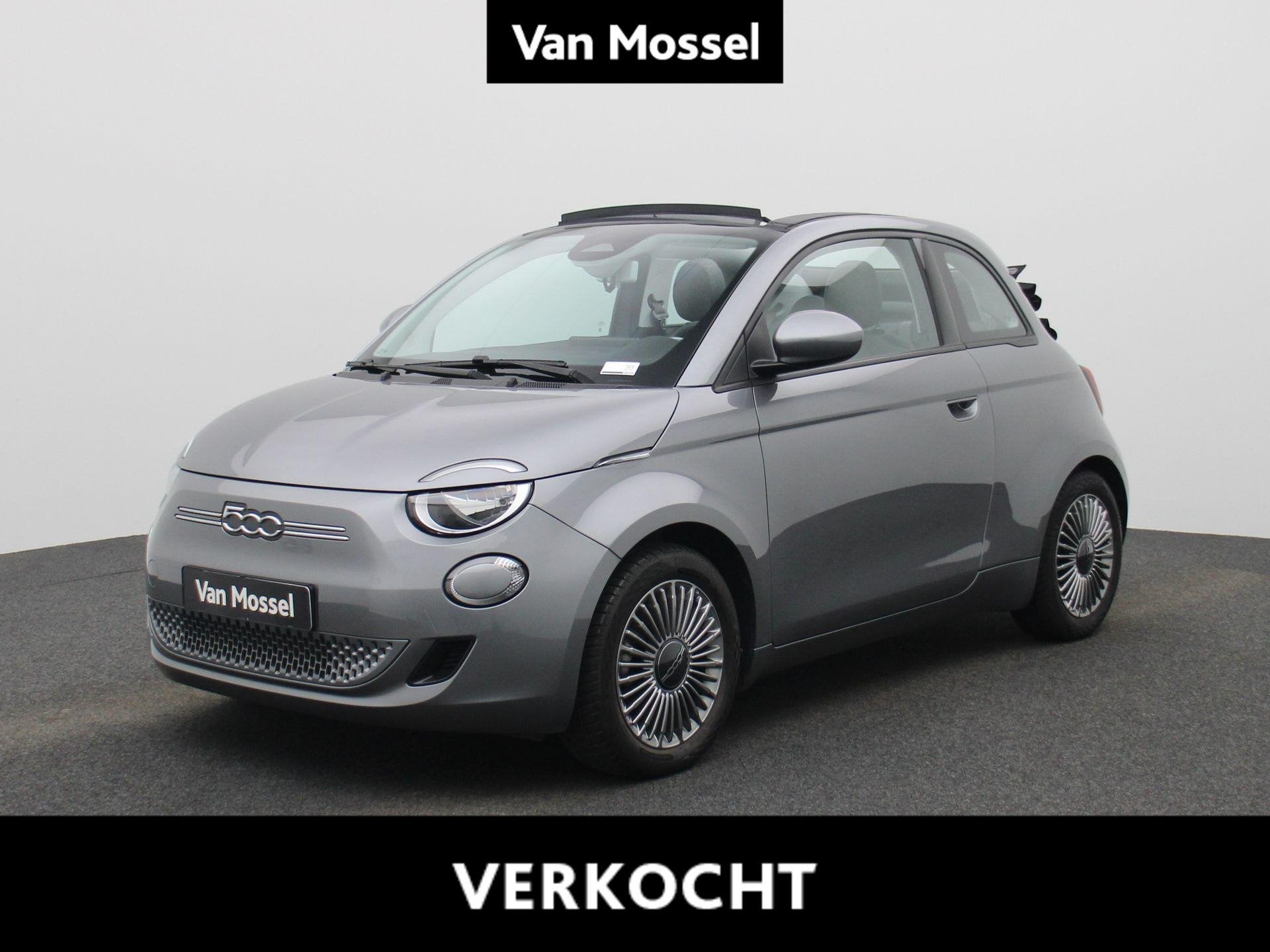 Fiat 500E 500e 42 kWh Icon (automatique), Autos, Argent ou Gris, 87 kW, Entreprise, Cabriolet