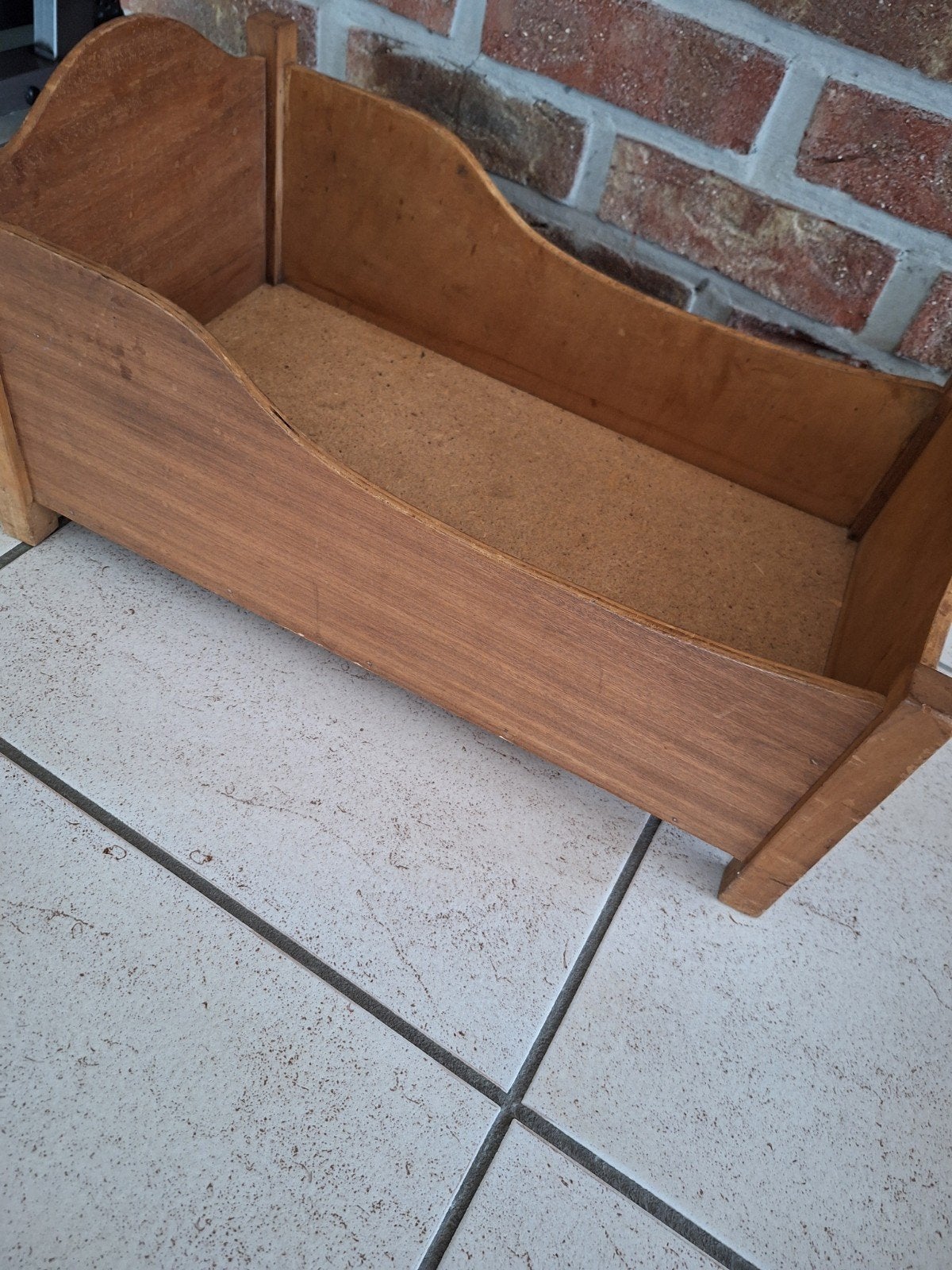 vintage poppenbedje, Kinderen en Baby's, Speelgoed | Poppen, Ophalen, Gebruikt, Babypop