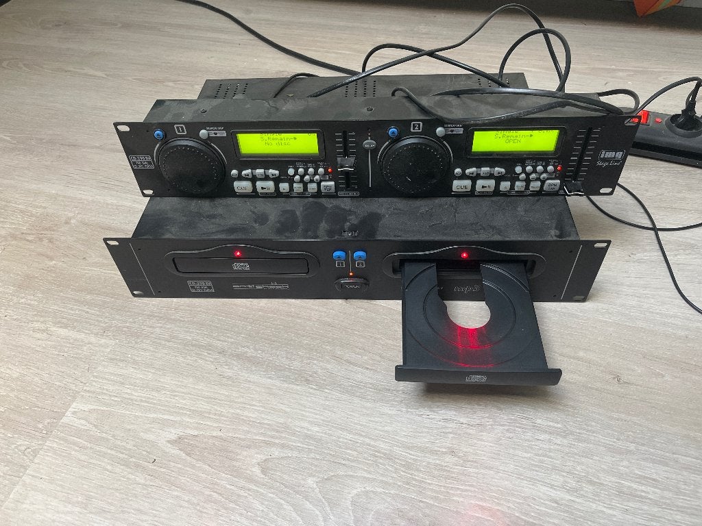 Cd speler dubbel, Ophalen, Gebruikt, Overige merken