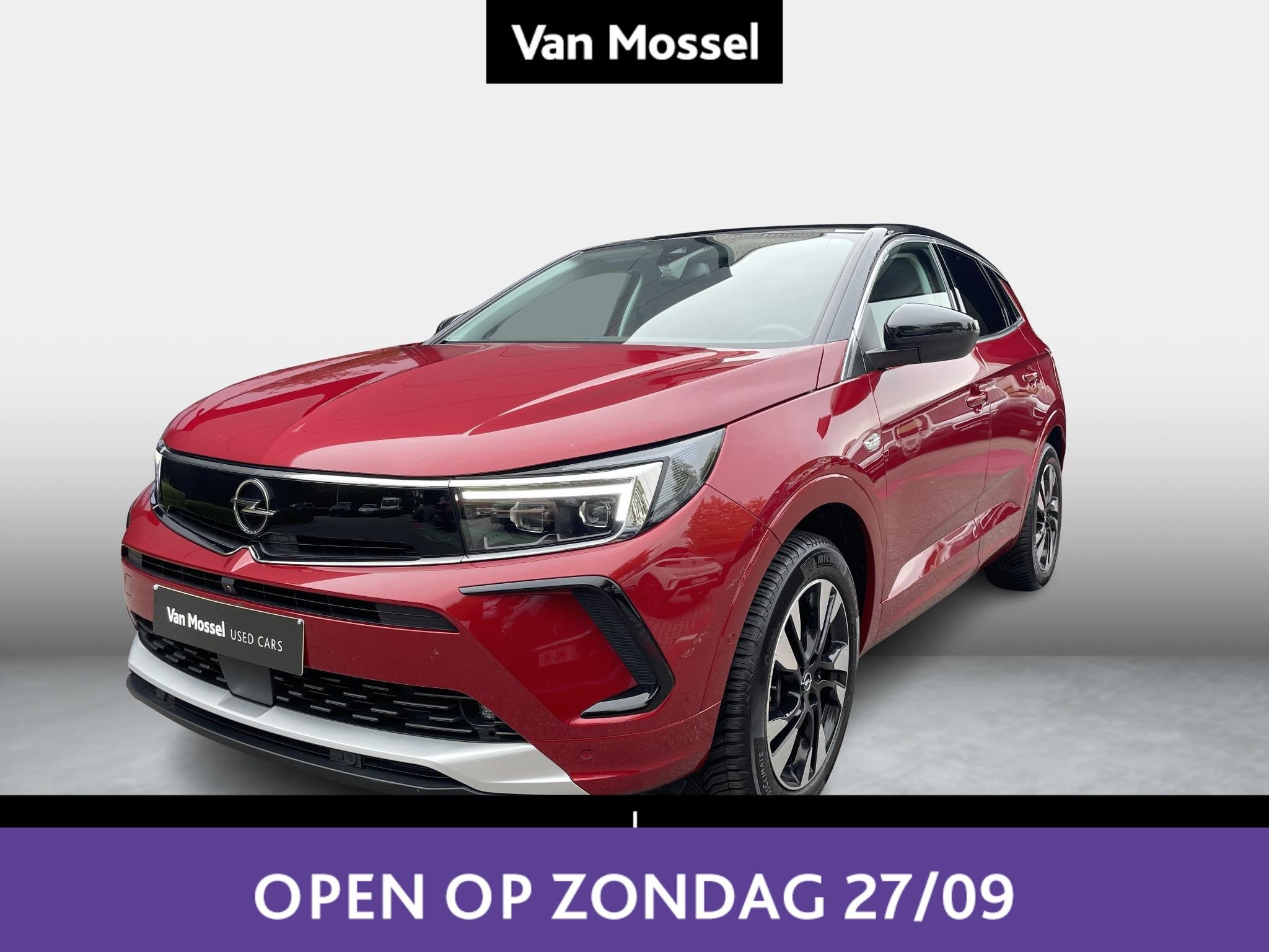 Opel Grandland 1.2 Turbo S/S AT8 Business Elegance ! ACTIEPR, Auto's, Dealer onderhouden, Stof, Gebruikt, 5 deurs