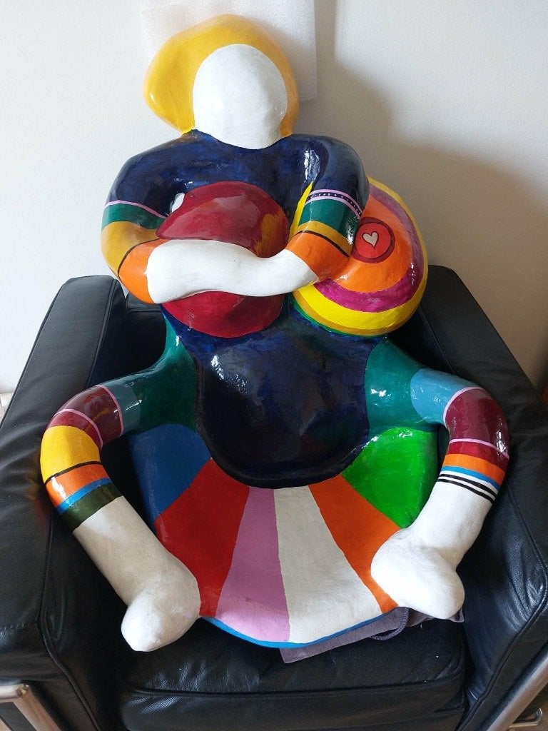 “Dolly” beeld van kunstenaar de Loof exemplaar 1/1, Statue, 1 mètre - 2 mètres, Enlèvement, Europe
