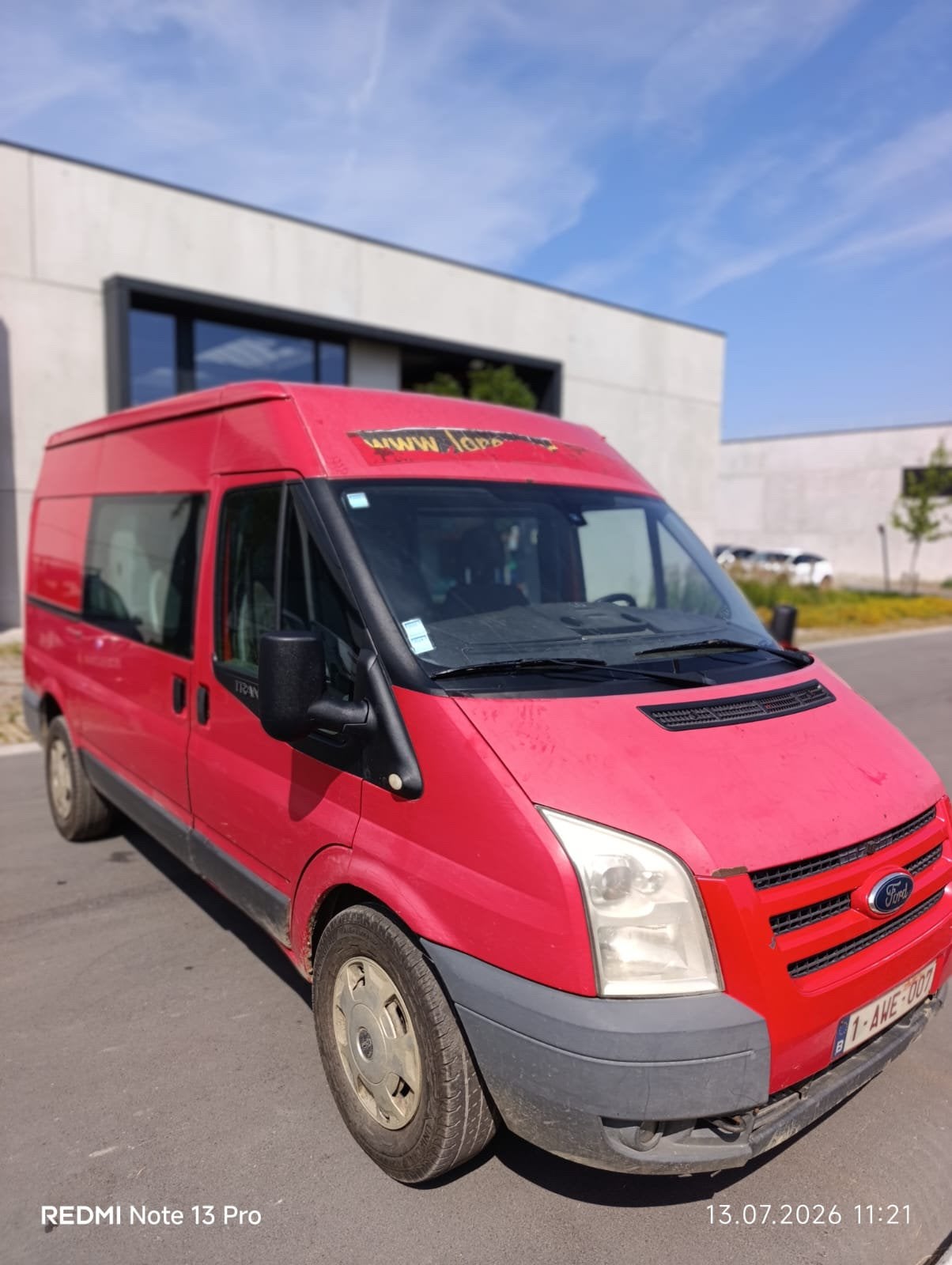 Ford Tranzit 2012. 4x4, Rouge, Euro 5, Achat, 2400 cm³