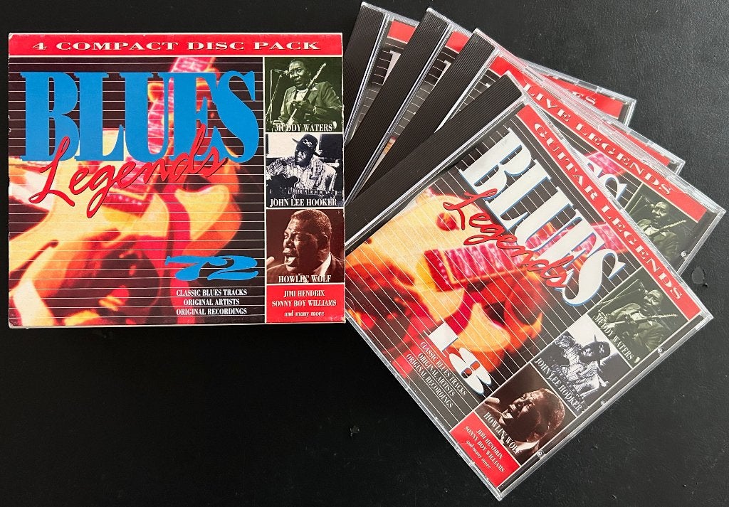 BLUES LEGENDS - Boxset 4 CDs, CD & DVD, CD | Jazz & Blues, Envoi, Comme neuf, Blues, Coffret