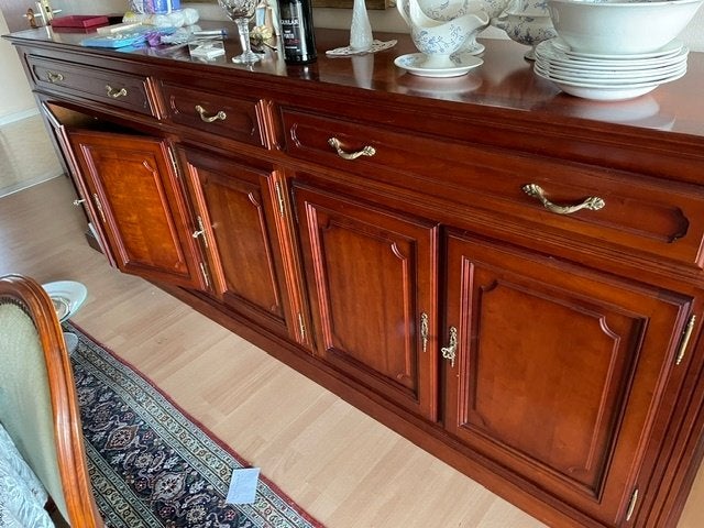 buffet et armoire d'entrée, Avec tiroir(s), 200 cm ou plus, Cerisier, Enlèvement
