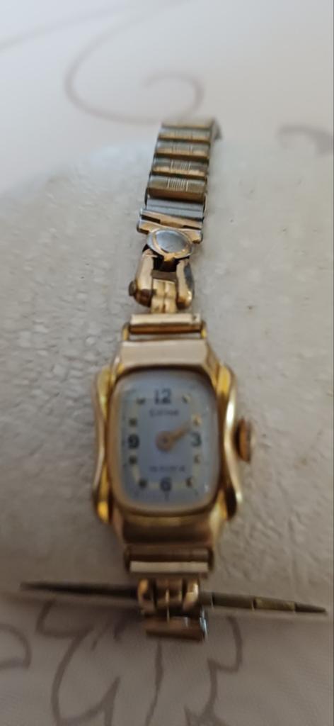 Dames horloge 20 micro goud plaque, Ophalen, Goud, Goud