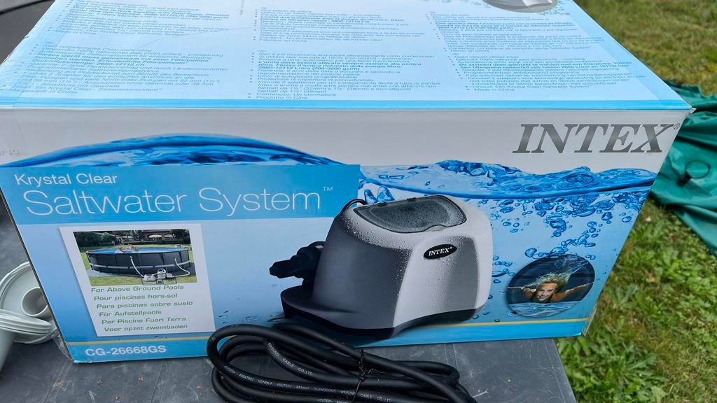 Intex zoutwatersysteem, Ophalen, Zo goed als nieuw