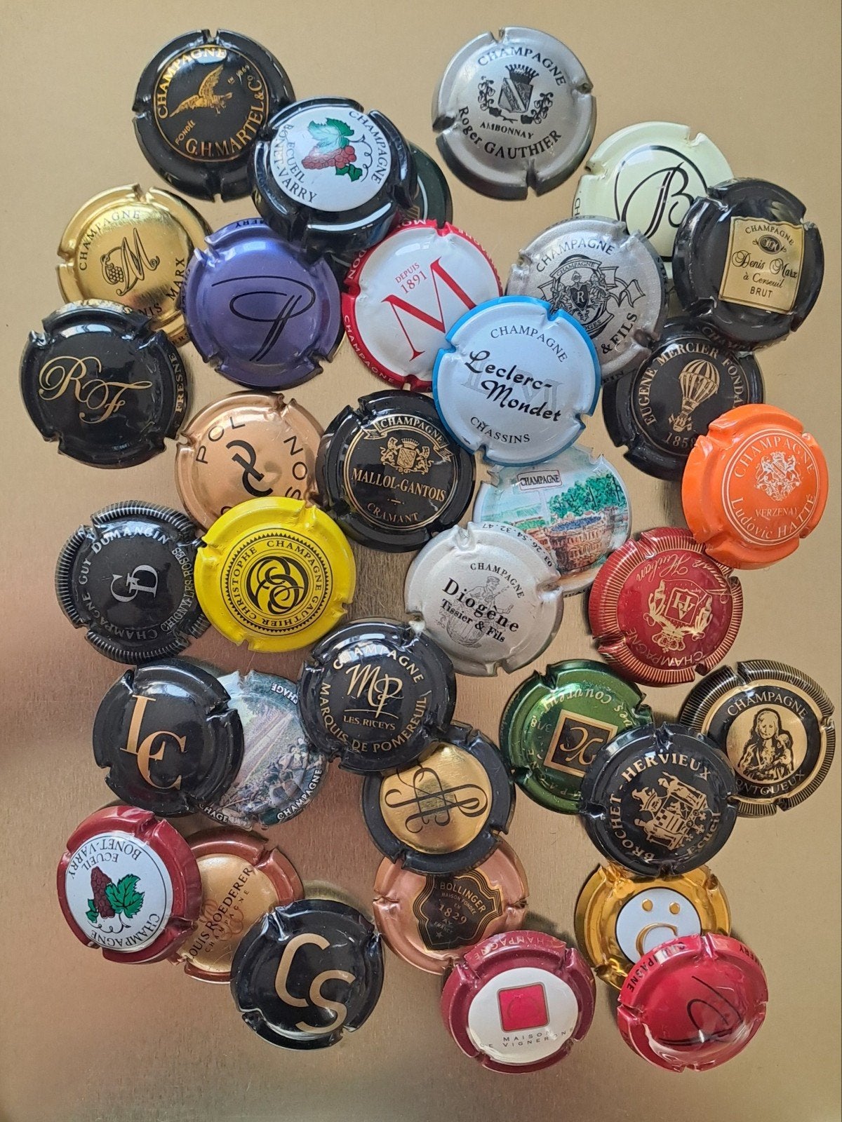 Champagne capsules - 35 stuks, Verzamelen, Ophalen of Verzenden