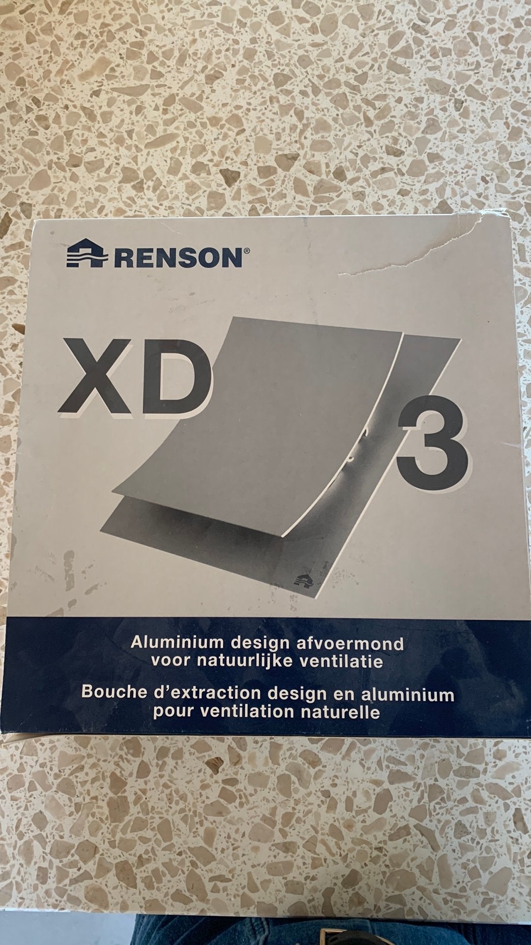 Renson XD3 ventilatierooster, Verzenden, Nieuw