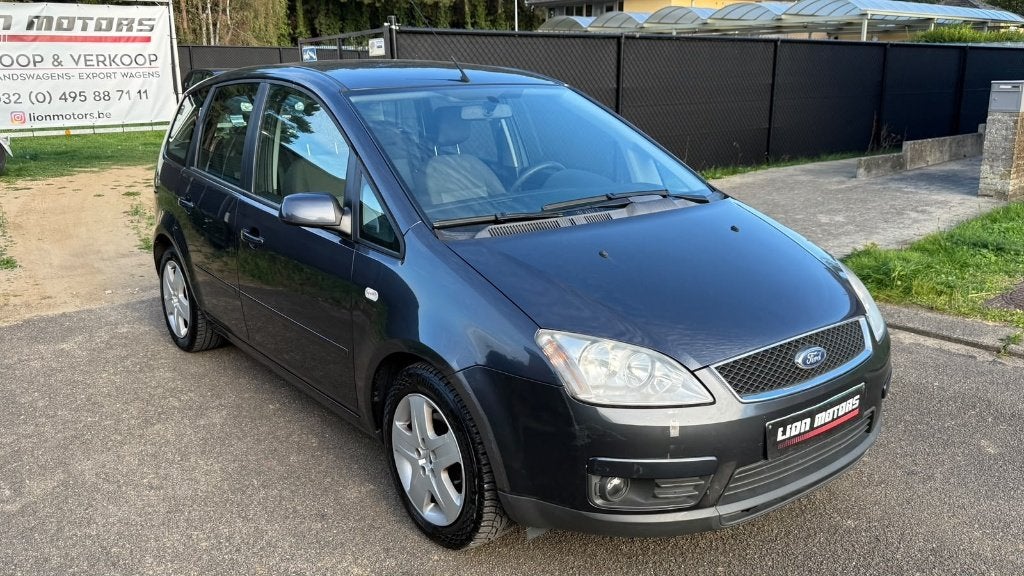 Ford C Max 1.6i | Start&Rijdt - Airco | 1Ste Eigenaar |, Auto's, Dealer onderhouden, Stof, Zwart, 4 cilinders